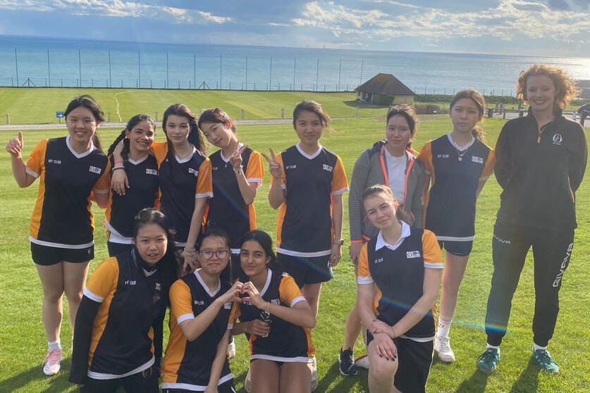 Girls football for carousel